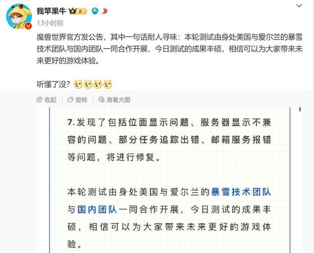 谜中谜魔兽世界的多国联合调试与国内运营之谜