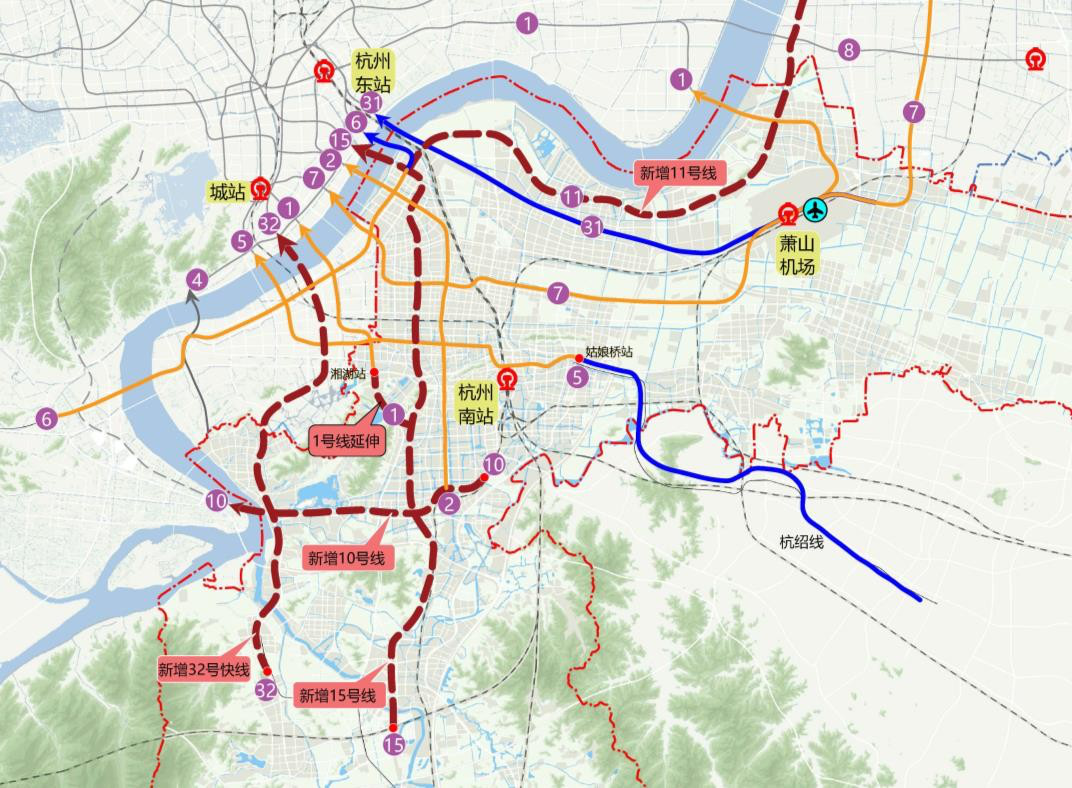 杭州地铁规划2024-第1张图片-链上币闻